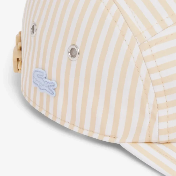 Randig jockeykeps i poplin Randig jockeykeps i poplin