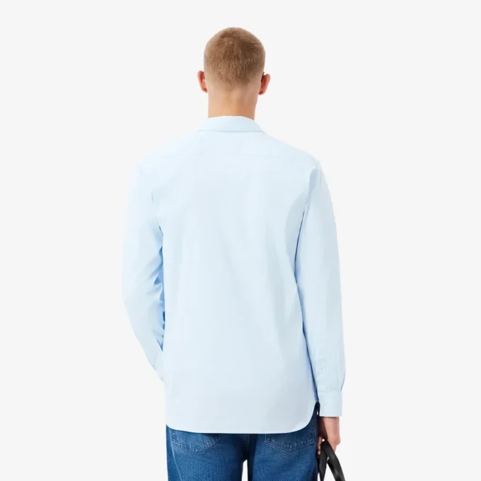 Randig stretchskjorta med knappar i slim fit för herr Randig stretchskjorta med knappar i slim fit för herr