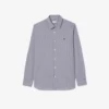 Randig stretchskjorta med knappar i slim fit för herr Randig stretchskjorta med knappar i slim fit för herr