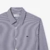 Randig stretchskjorta med knappar i slim fit för herr Randig stretchskjorta med knappar i slim fit för herr