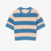 Randig T-shirt i mesh Randig T-shirt i mesh