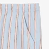 Randiga shorts i bomullspoplin