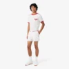 Regular Fit-shorts med kontrastkant och dubbelsidig design Regular Fit-shorts med kontrastkant och dubbelsidig design