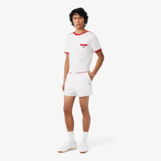 Regular Fit-shorts med kontrastkant och dubbelsidig design