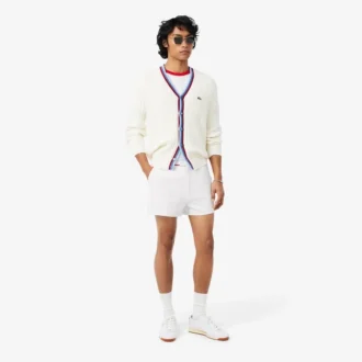 Regular Fit-shorts med kontrastkant och dubbelsidig design