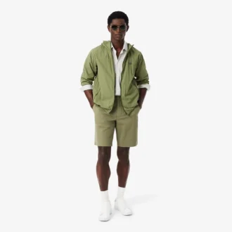 Regular Fit Stretch Cotton Chino Bermuda Shorts