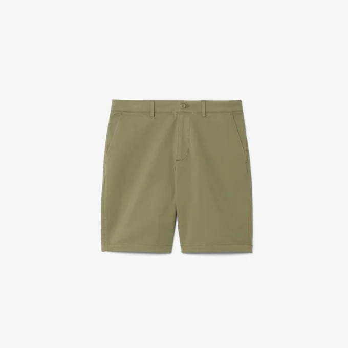 Regular Fit Stretch Cotton Chino Bermuda Shorts Regular Fit Stretch Cotton Chino Bermuda Shorts