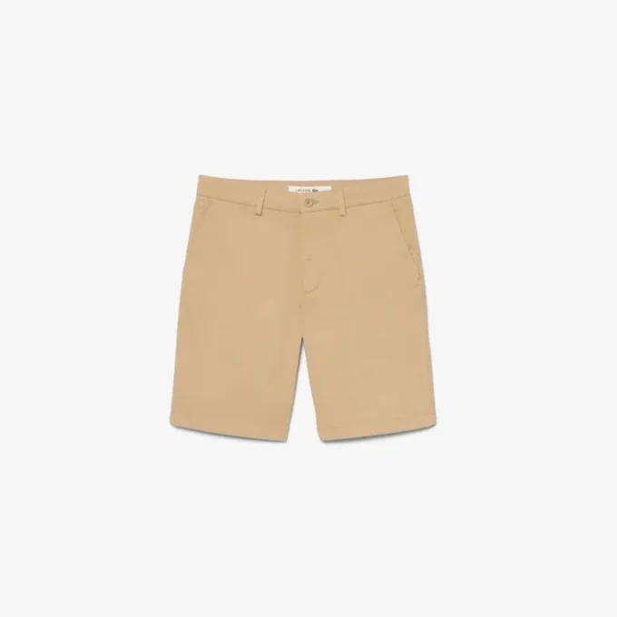 Regular Fit Stretch Cotton Chino Bermuda Shorts Regular Fit Stretch Cotton Chino Bermuda Shorts