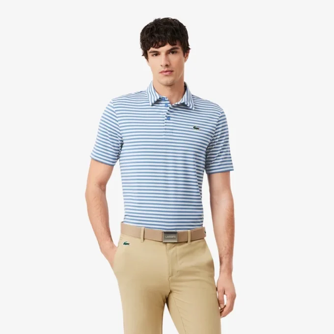 Regular Fit Ultra Dry randig golfpikétröja Regular Fit Ultra Dry randig golfpikétröja