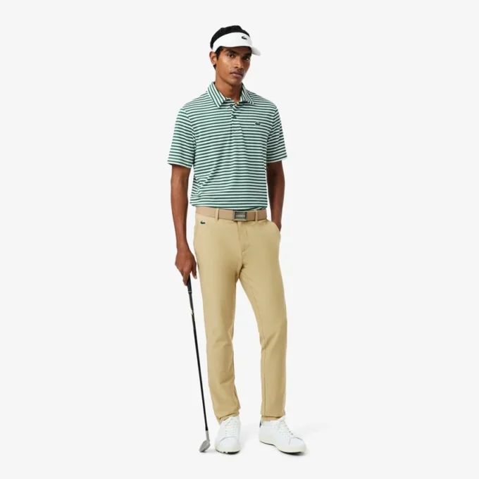 Regular Fit Ultra Dry Striped Golf Pikétröja Regular Fit Ultra Dry Striped Golf Pikétröja