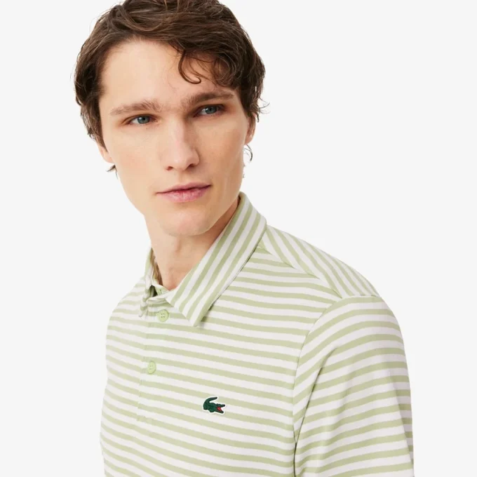 Regular Fit Ultra Dry Striped Golf Pikétröja Regular Fit Ultra Dry Striped Golf Pikétröja