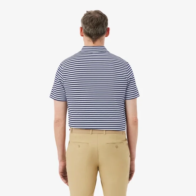 Regular Fit Ultra Dry Striped Golf Pikétröja Regular Fit Ultra Dry Striped Golf Pikétröja