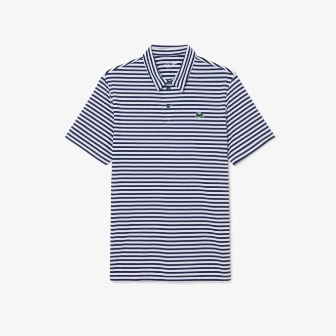 Regular Fit Ultra Dry Striped Golf Pikétröja Regular Fit Ultra Dry Striped Golf Pikétröja