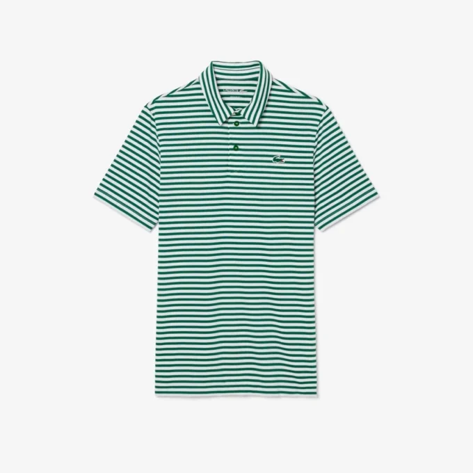 Regular Fit Ultra Dry Striped Golf Pikétröja Regular Fit Ultra Dry Striped Golf Pikétröja