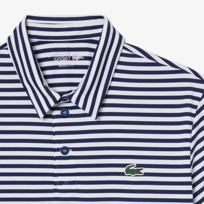 Regular Fit Ultra Dry Striped Golf Pikétröja Regular Fit Ultra Dry Striped Golf Pikétröja
