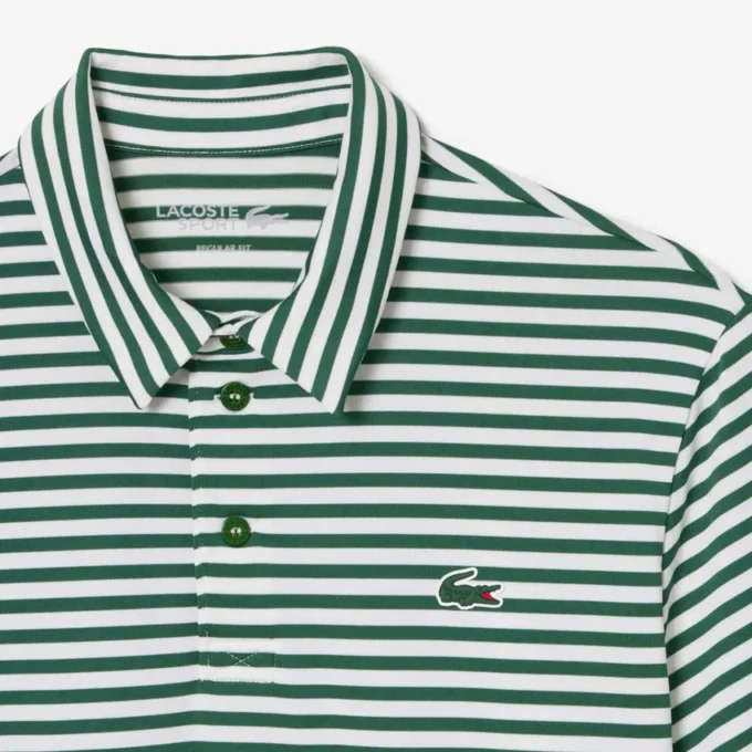 Regular Fit Ultra Dry Striped Golf Pikétröja Regular Fit Ultra Dry Striped Golf Pikétröja