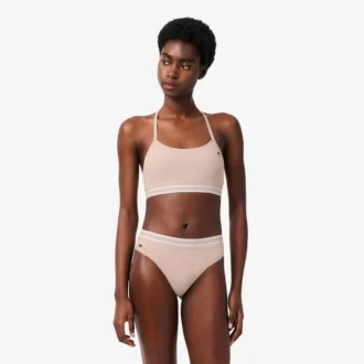 Ribbad bomulls-bralette
