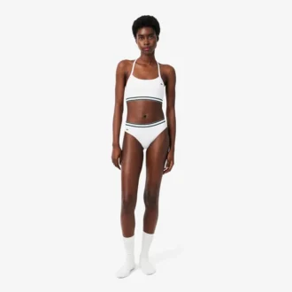Ribbad bomulls-bralette