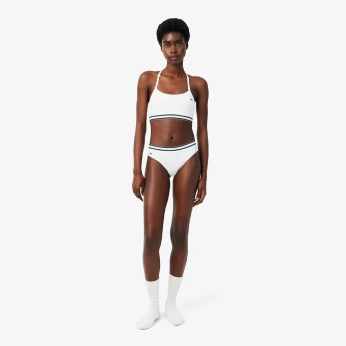 Ribbad bomulls-bralette Ribbad bomulls-bralette