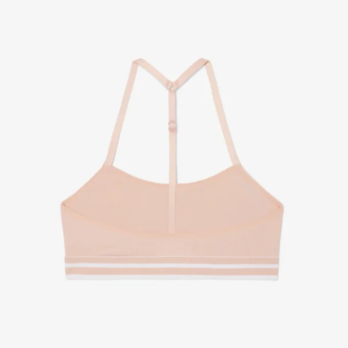 Ribbad bomulls-bralette