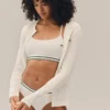 Ribbad bomulls-bralette Ribbad bomulls-bralette