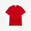 Ribbad V-ringad bomullst-shirt för män i lång modell Ribbad V-ringad bomullst-shirt för män i lång modell