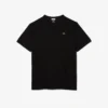 Ribbad V-ringad bomullst-shirt för män i lång modell Ribbad V-ringad bomullst-shirt för män i lång modell