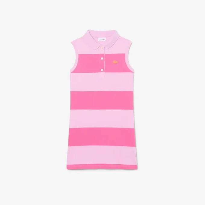 Ärmlös randig Petit Piqua-pikétröja Ärmlös randig Petit Piqua-pikétröja