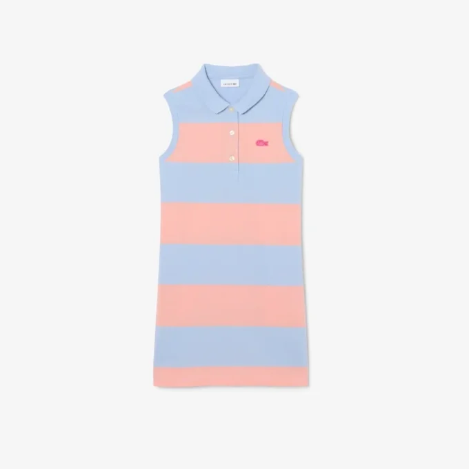 Ärmlös randig Petit Piqua-pikétröja Ärmlös randig Petit Piqua-pikétröja