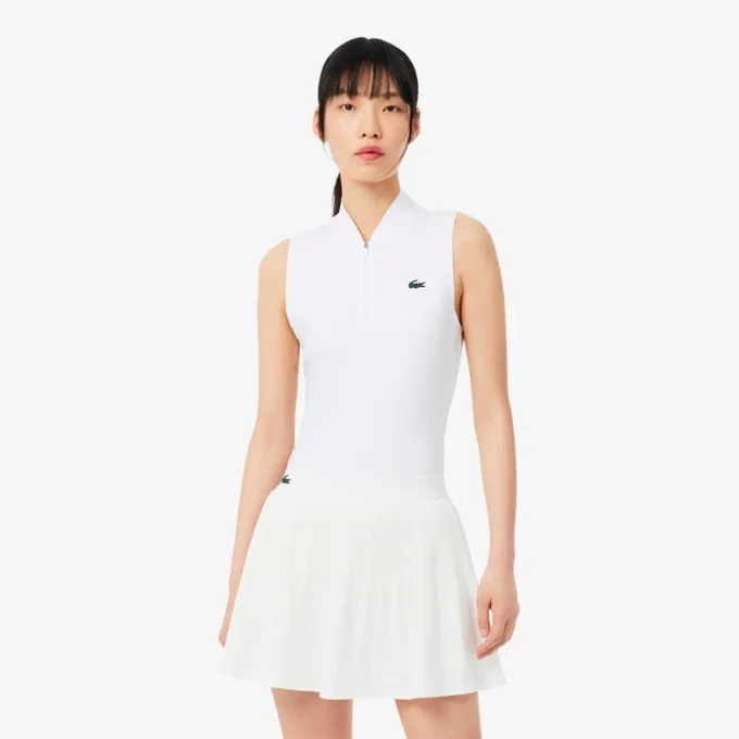 Ärmlös Ultra Dry Stretch-tennispikétröja Ärmlös Ultra Dry Stretch-tennispikétröja