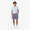 Räta, randiga bomullsshorts Räta, randiga bomullsshorts