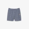 Räta, randiga bomullsshorts Räta, randiga bomullsshorts