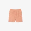 Räta, randiga bomullsshorts