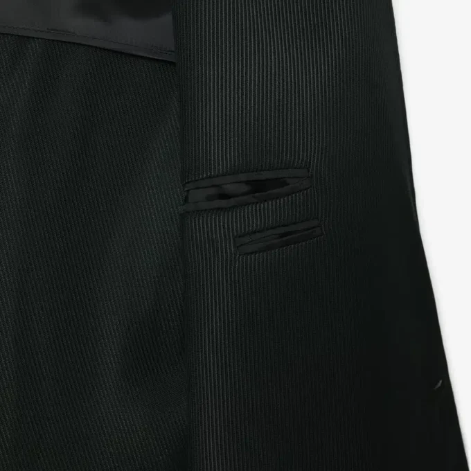 Runway-blazer i satin med sjalkrage Runway-blazer i satin med sjalkrage