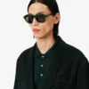 Runway-blazer i satin med sjalkrage Runway-blazer i satin med sjalkrage