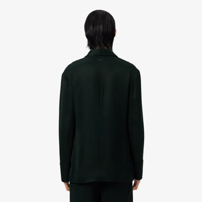 Runway-blazer i satin med sjalkrage Runway-blazer i satin med sjalkrage