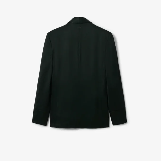 Runway-blazer i satin med sjalkrage Runway-blazer i satin med sjalkrage