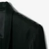 Runway-blazer i satin med sjalkrage Runway-blazer i satin med sjalkrage