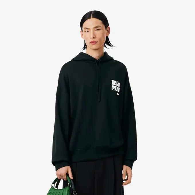 Runway-hoodie med emblem Runway-hoodie med emblem