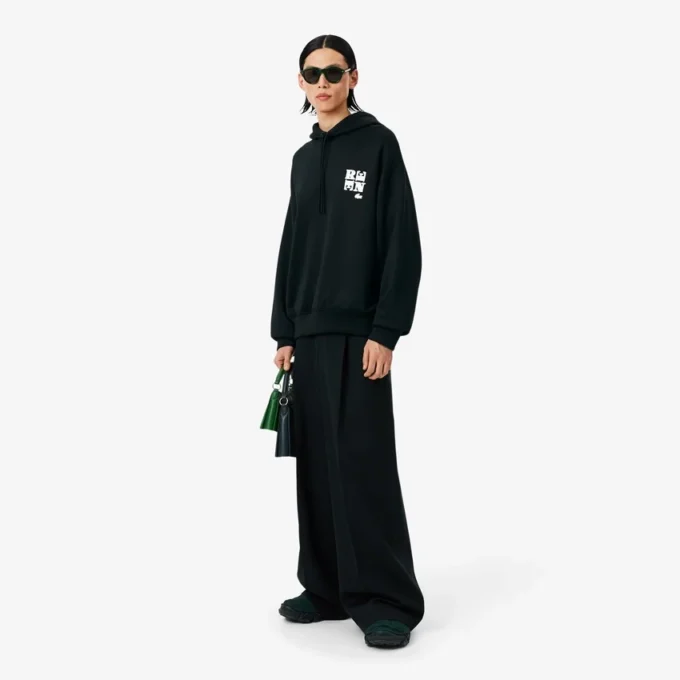 Runway-hoodie med emblem Runway-hoodie med emblem