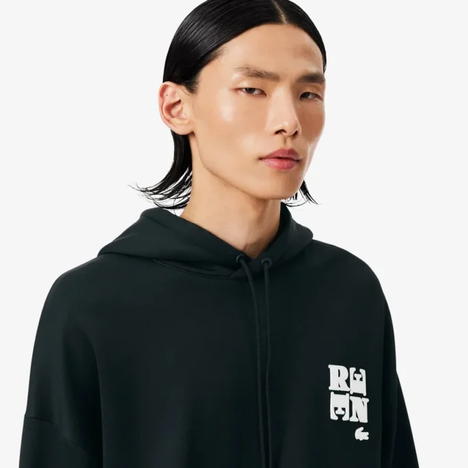 Runway-hoodie med emblem Runway-hoodie med emblem