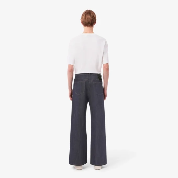 Runway-jeans med vid ben och selvedge för herr Runway-jeans med vid ben och selvedge för herr