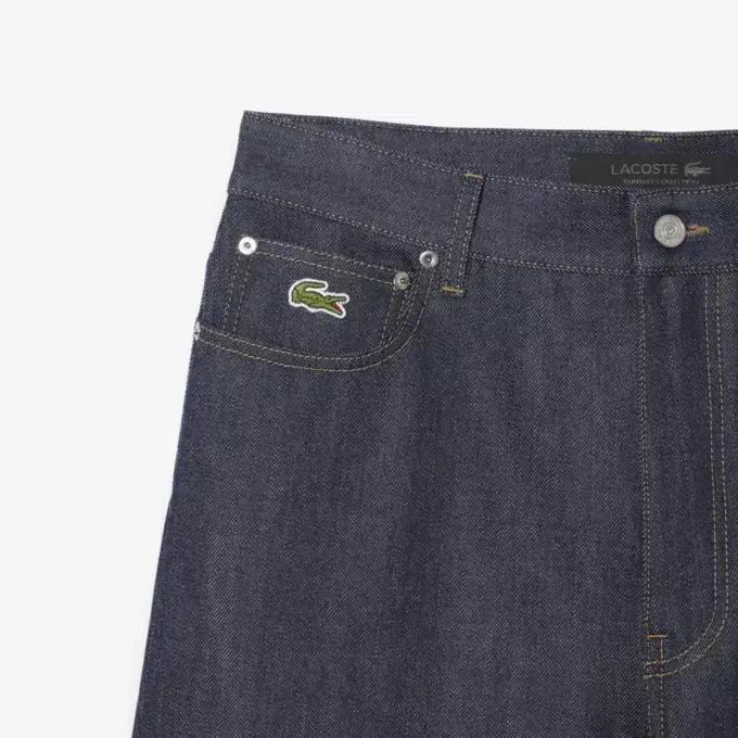 Runway-jeans med vid ben och selvedge för herr Runway-jeans med vid ben och selvedge för herr