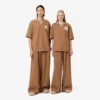 Runway-joggingbyxor i plisserad satin Runway-joggingbyxor i plisserad satin