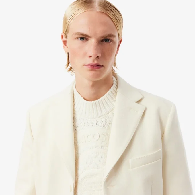 Runway-kavaj i ren ny ull