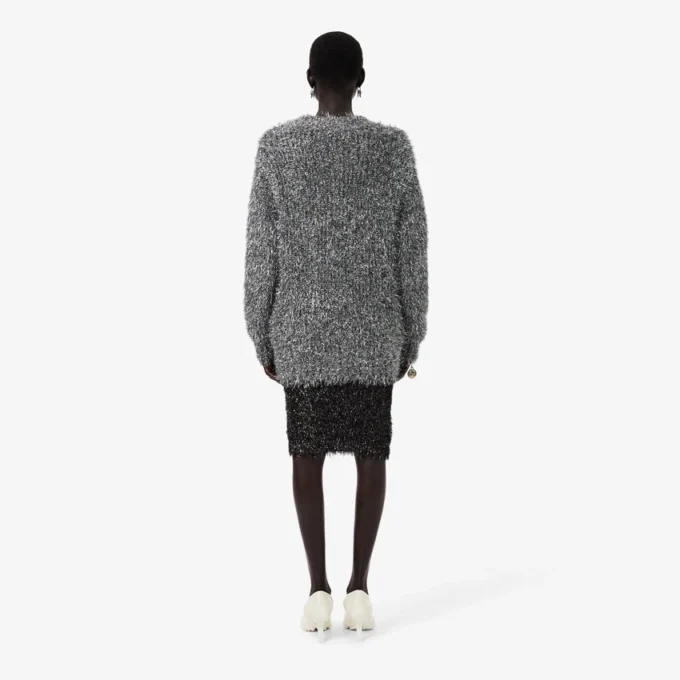 Runway-kjol i lurexstickat Runway-kjol i lurexstickat