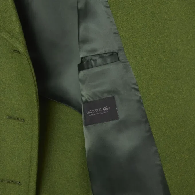 Runway lång peacoat i slubull