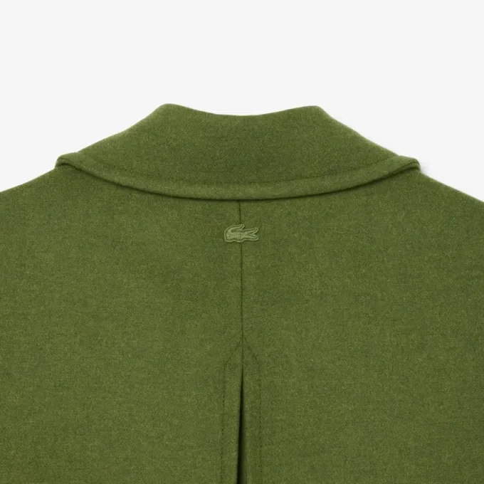 Runway lång peacoat i slubull