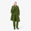 Runway lång peacoat i slubull