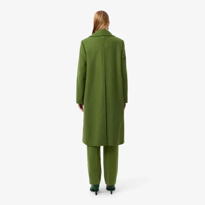 Runway lång peacoat i slubull